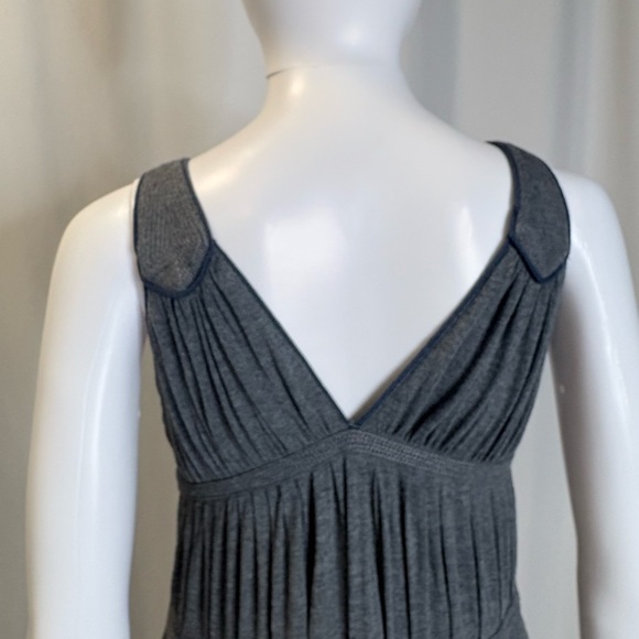 Marc Jacobs Babydoll Jersey Knit Tank Dress Size Small Shirred Pleated A-Line - Picture 6 of 12